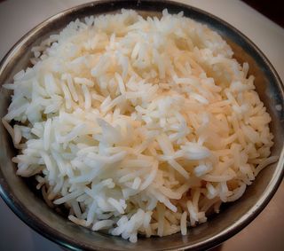 Plain basmati rice