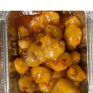 Gamberi fritti con salsa di’ agropicante 