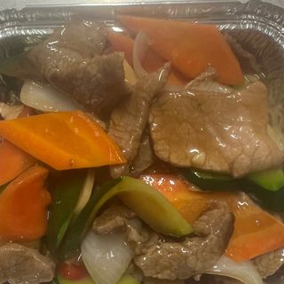 Anatra al curry e verdure 