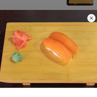 nigiri salmone scottato
