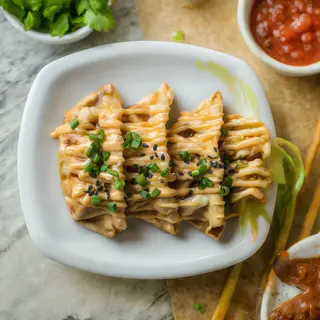 Dumpling (Ravioli) FRITTI farciti con anatra - 4 pz