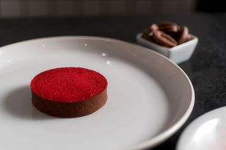 Tartelletta cioccolato e lamponi