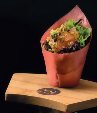 272. Rosa black spicy salmon