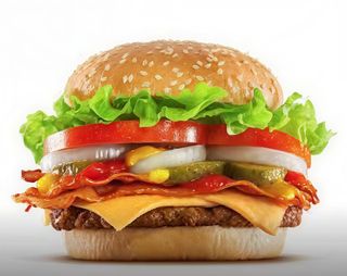 Panino con hamburger