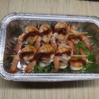 Teppanyaki ebi kushi