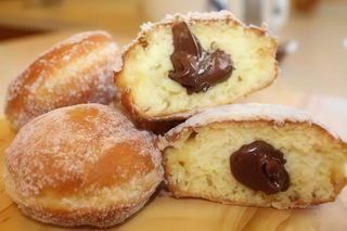 Krapfen Nutella