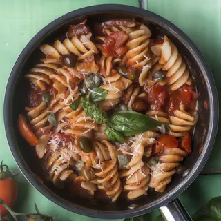 Fusilloni alla Puttanesca