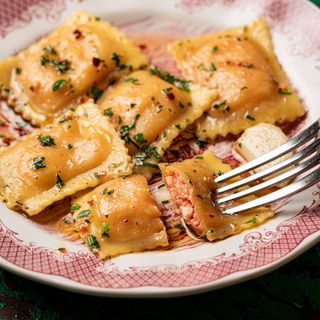 Ravioli alla Cernia Burro e Menta