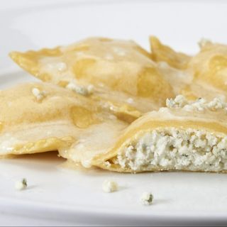 Ravioli Zucca e Amaretto  alla Gricia