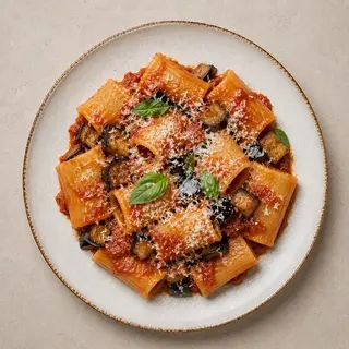 Paccheri alla Norma Rivisitata
