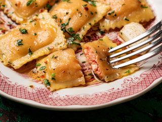 Ravioli agli Scampi Burro e Menta