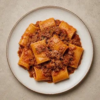 Paccheri al Ragù Rosso