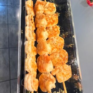 S1.  Spiedini di gamberi 3pz 