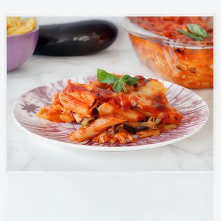 Pasta con melanzane alla siciliana