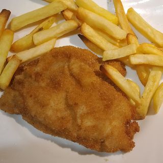 Lubianska con patatine fritte