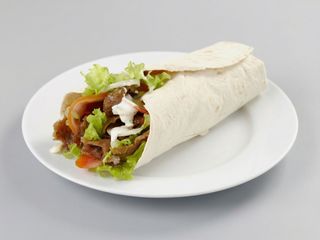 Piadina kebab con verdure