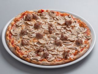 Funghi e salsiccia
