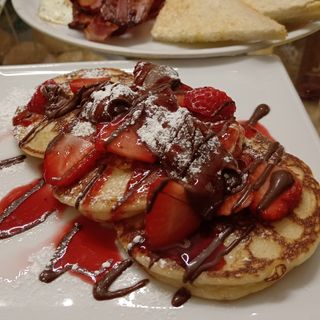 Pancakes Nutella e Fragole