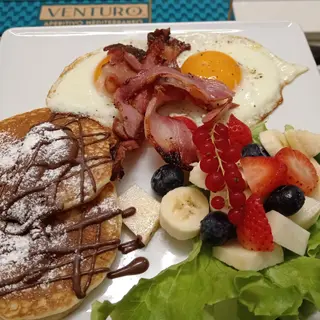 American breakfast (nutella)