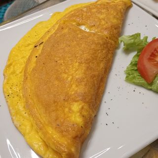 Omelette prosciutto e formaggio