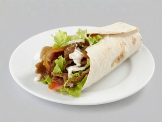 Piadina kebab con verdure