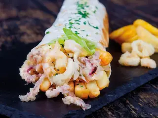 Wrap fish & chips