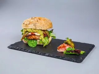 Sweet cheesy burger