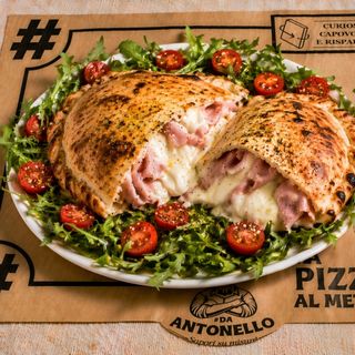 Calzone cotto e mozzarella