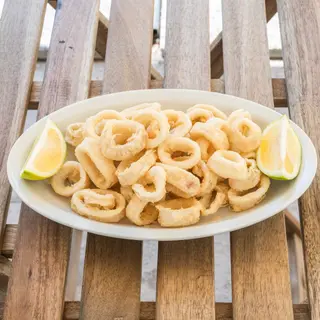 Frittura anelli calamari