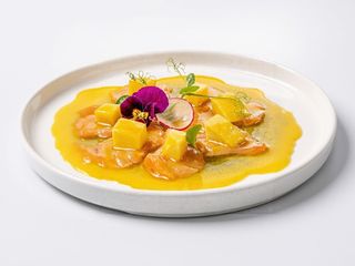 Carpaccio passion fruit