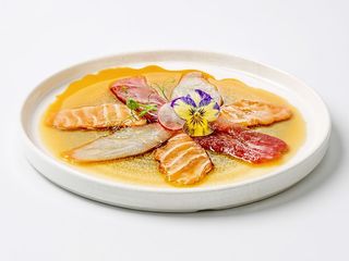 52.Carpaccio di pesce misto 10pz