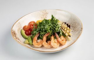 56) Gamberi con verdure