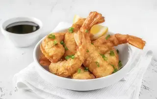 68) Gamberi fritti