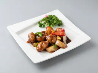 Maiale con verdure