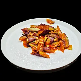 Melanzane cinese pollo agro dolce piccante