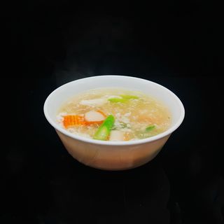 27c. Zuppa granchio e asparagi