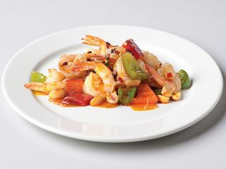 228 Gamberi con verdure fantasia