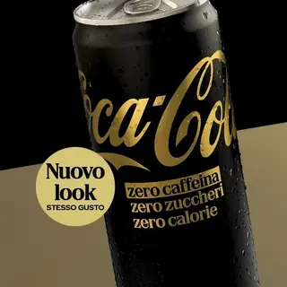 COCA COLA ZERO KCAL ZERO CAFFEINA LATTINA 33CL