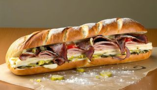 Panino con bistecca di bovino