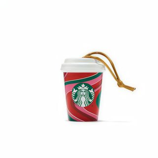 Ornament Hot Cup Swirl Red