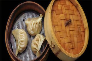 D4. Ravioli con carne al vapore