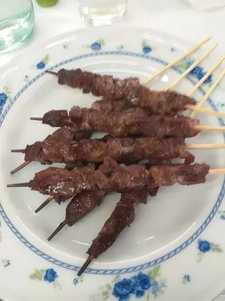 Arrosticini di pecora*