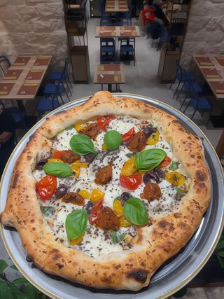 Pizza vegetariana
