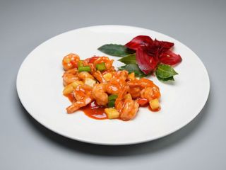 Gamberi in agrodolce