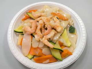 Gnocchi di riso con gamberi