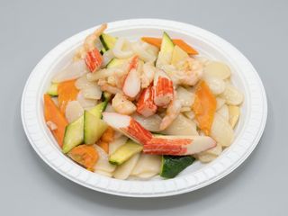 Gnocchi di riso con frutti di mare