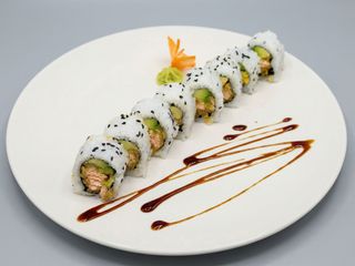 Uramaki tempura di salmone - 8 pezzi