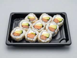 Uramaki salmone, Philadelphia e avocado - 8 pezzi