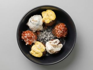 Tris di polpette