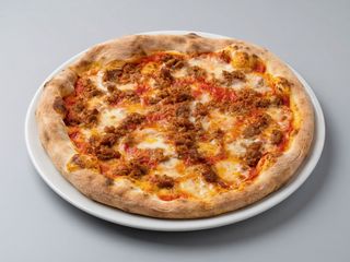 Pizza Vegana con salsiccia vegana